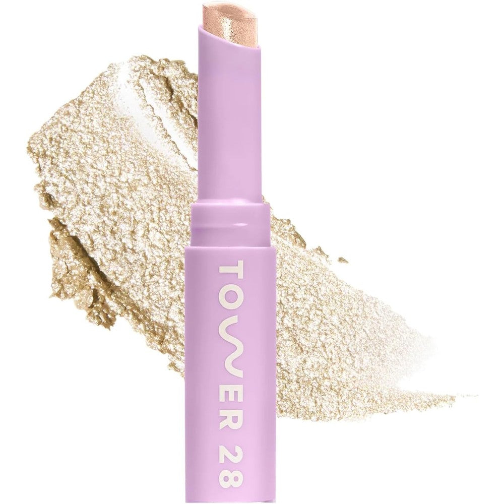 Tower 28 Beauty GoGo Cooling Shimmer Eyeshadow Stick Chateau front view authentic USA import beauty makeup