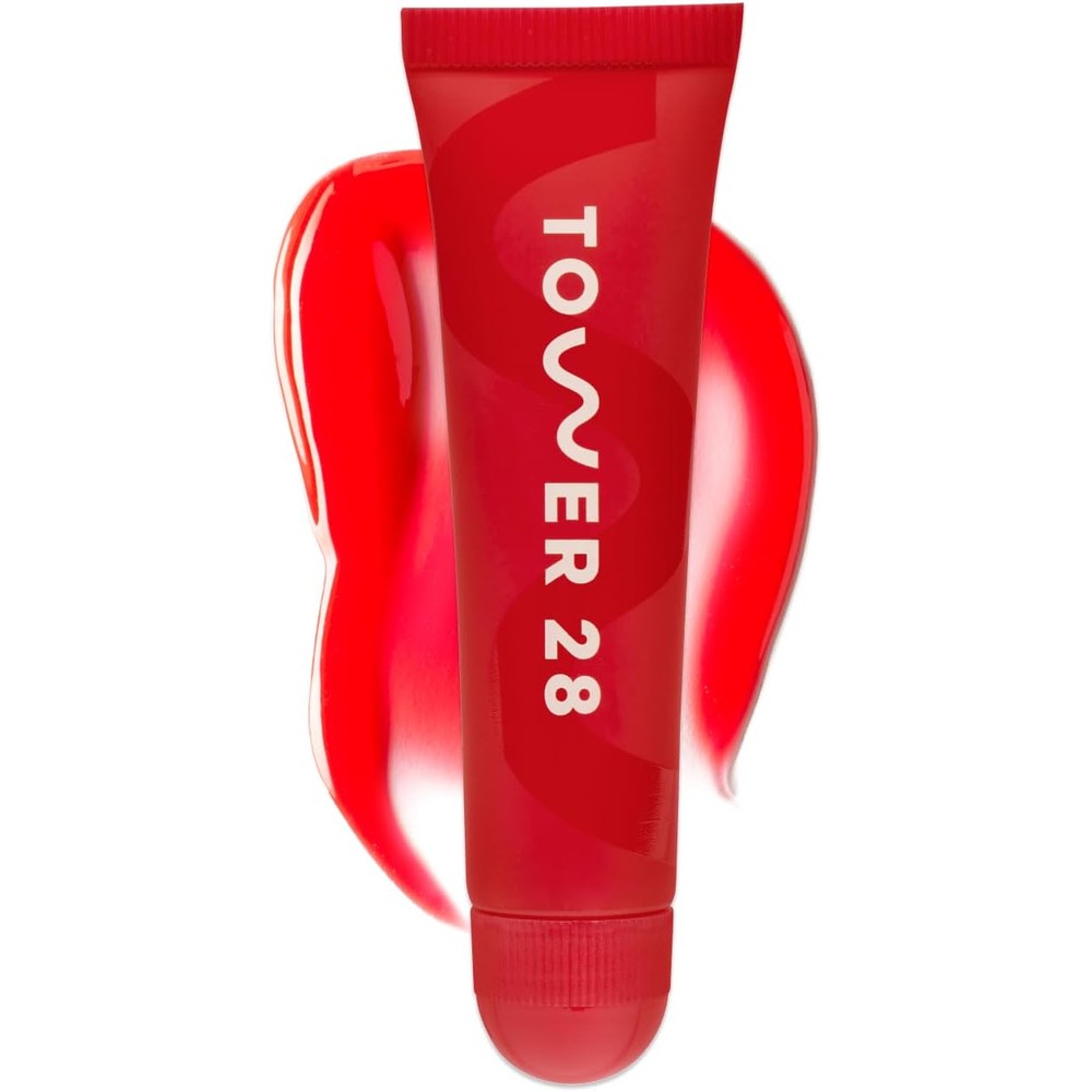 Tower 28 LipSoftie Tinted Lip Treatment Blood Orange Vanilla front view