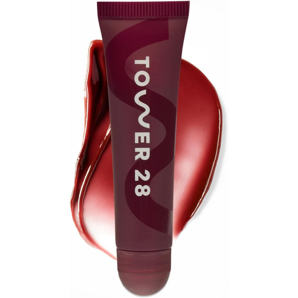 Tower 28 LipSoftie Ube Vanilla tinted lip balm front view