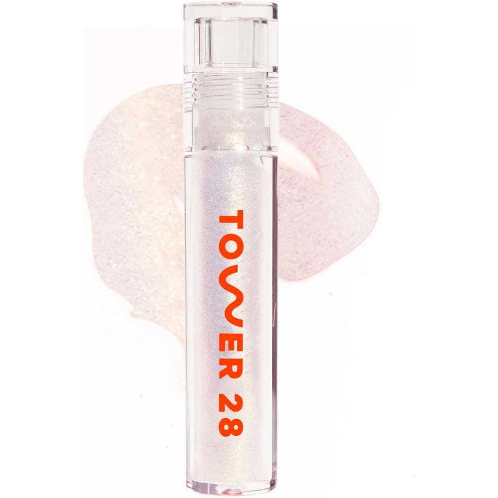 Tower 28 ShineOn Lip Jelly Magic gold shimmer front view