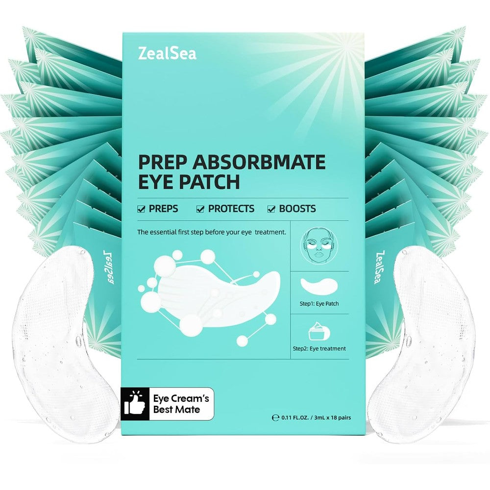 ZealSea Absorbmate Under Eye Patch front packaging view for advanced eye care routine