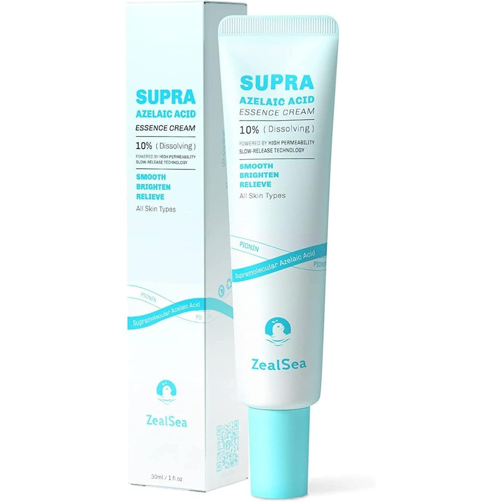 ZealSea 10 percent azelaic acid facial cream front view for acne treatment