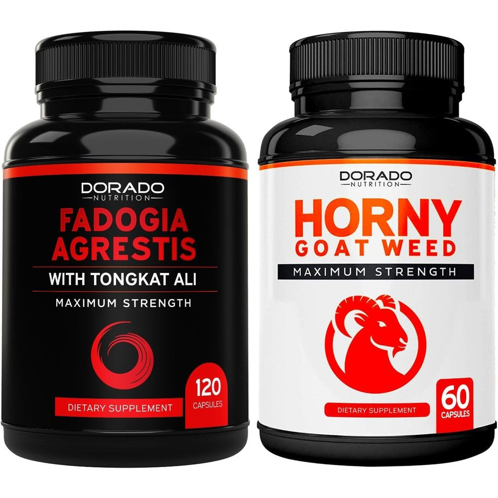 Dorado Nutrition Fadogia Agrestis and Tongkat Ali bottle front view