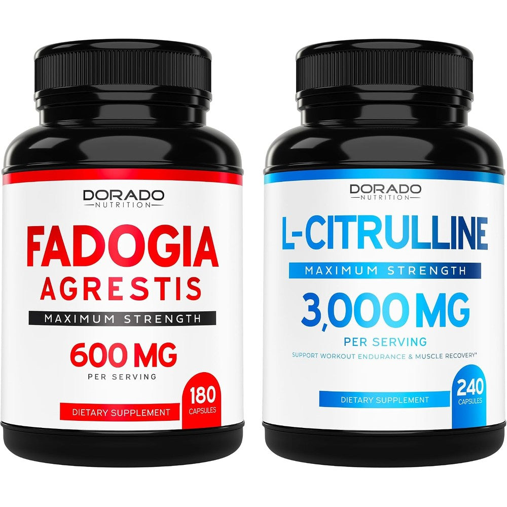 Dorado Nutrition Fadogia Agrestis 180 capsules front bottle view