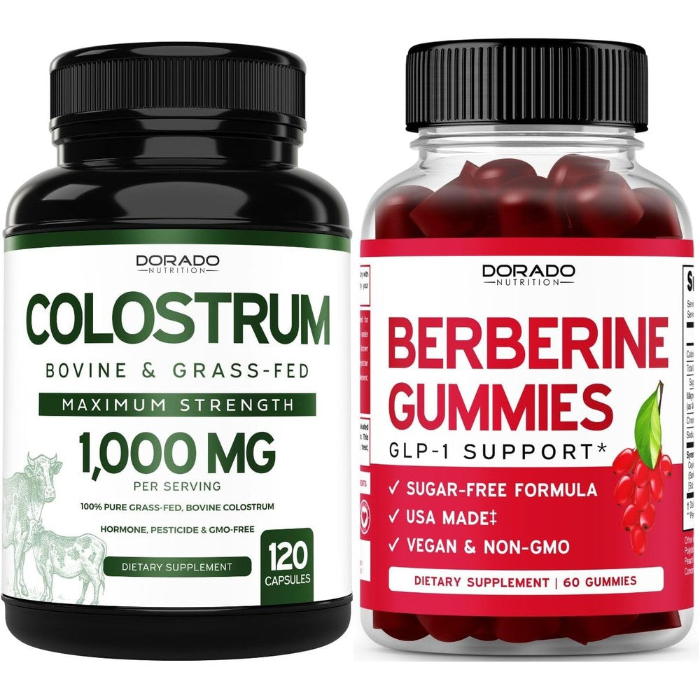 Dorado Nutrition Bovine Colostrum 120 Capsules front view bottle