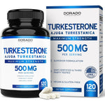 Dorado Nutrition Turkesterone Supplement 500 Milligrams 120 Capsules Ajuga Turkestanica Extract For Athletic Performance And Muscle Mass Support