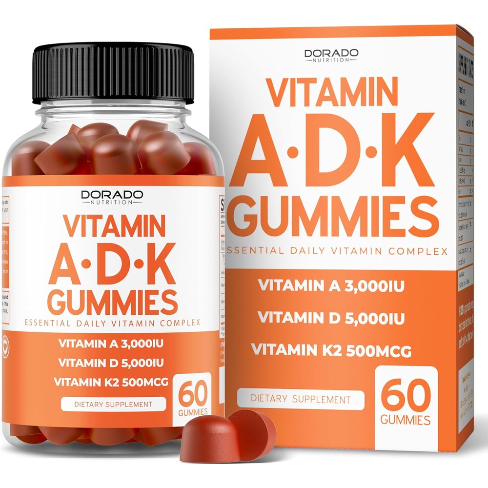 Dorado Nutrition ADK Gummies Vitamin D3 K2 front view
