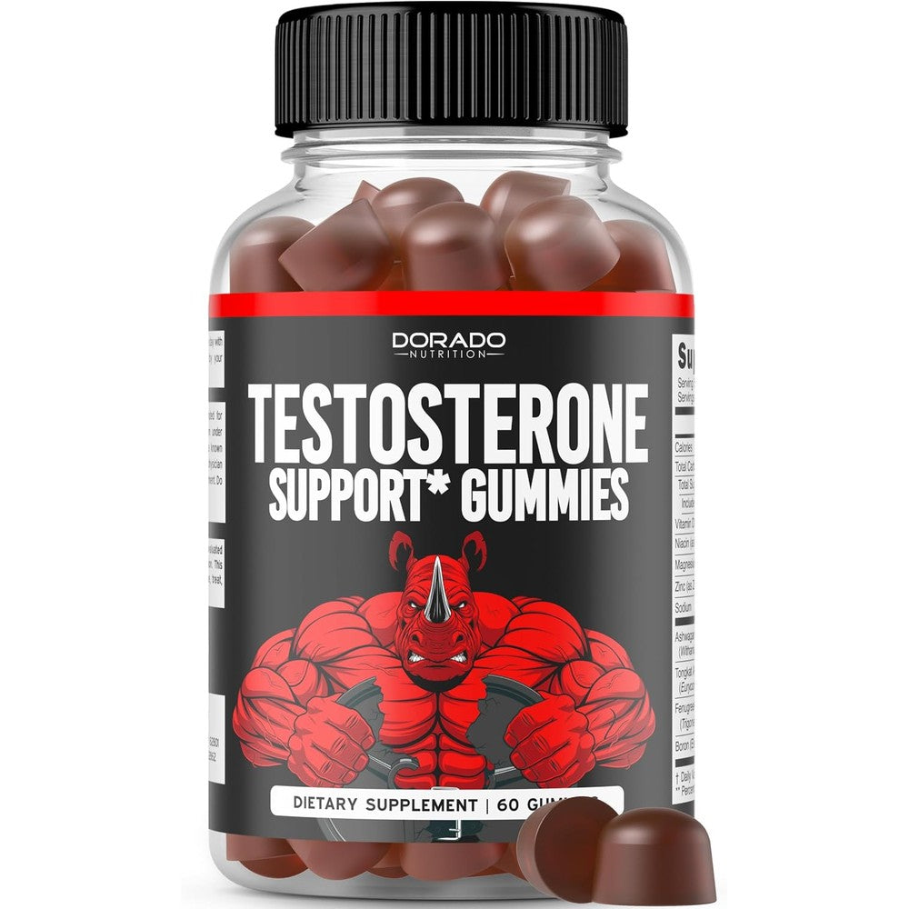 Dorado Nutrition Testosterone Gummies bottle front view