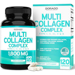Dorado Nutrition Multi Collagen Pills 120 Capsules front view