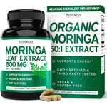 Dorado Nutrition Organic Moringa Capsules front bottle view