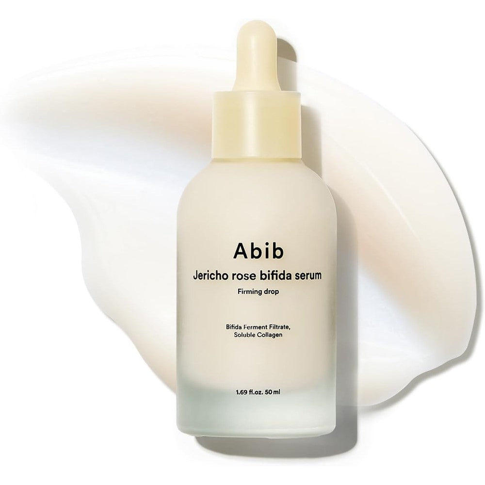 Abib Jericho Rose Bifida Serum Firming Drop For Deep Hydration Barrier Repair And Skin Bounce With Collagen Peptide And Bakuchiol 1.69 Fluid Ounce