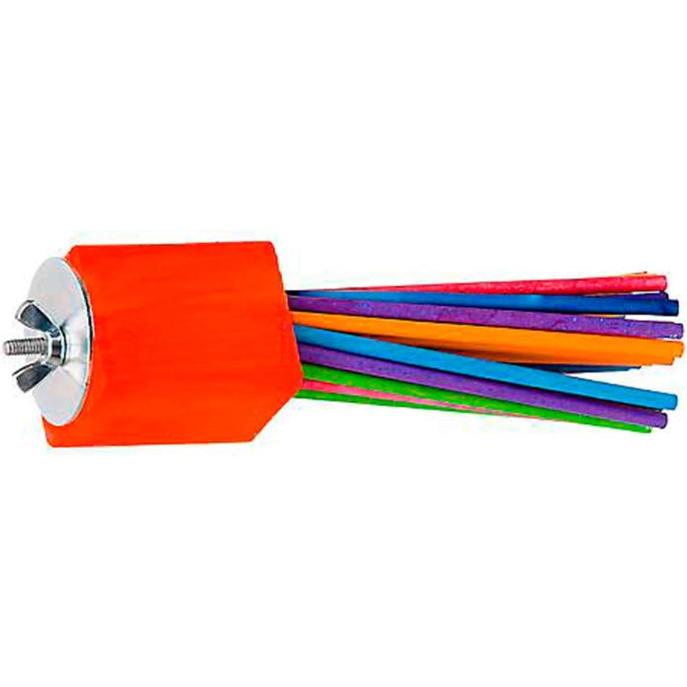 Super Bird Creations SB301 Chewable Paper Party Bird Toy With Colorful Lollipop Sticks For Medium To Large Parrots 1-Pack
