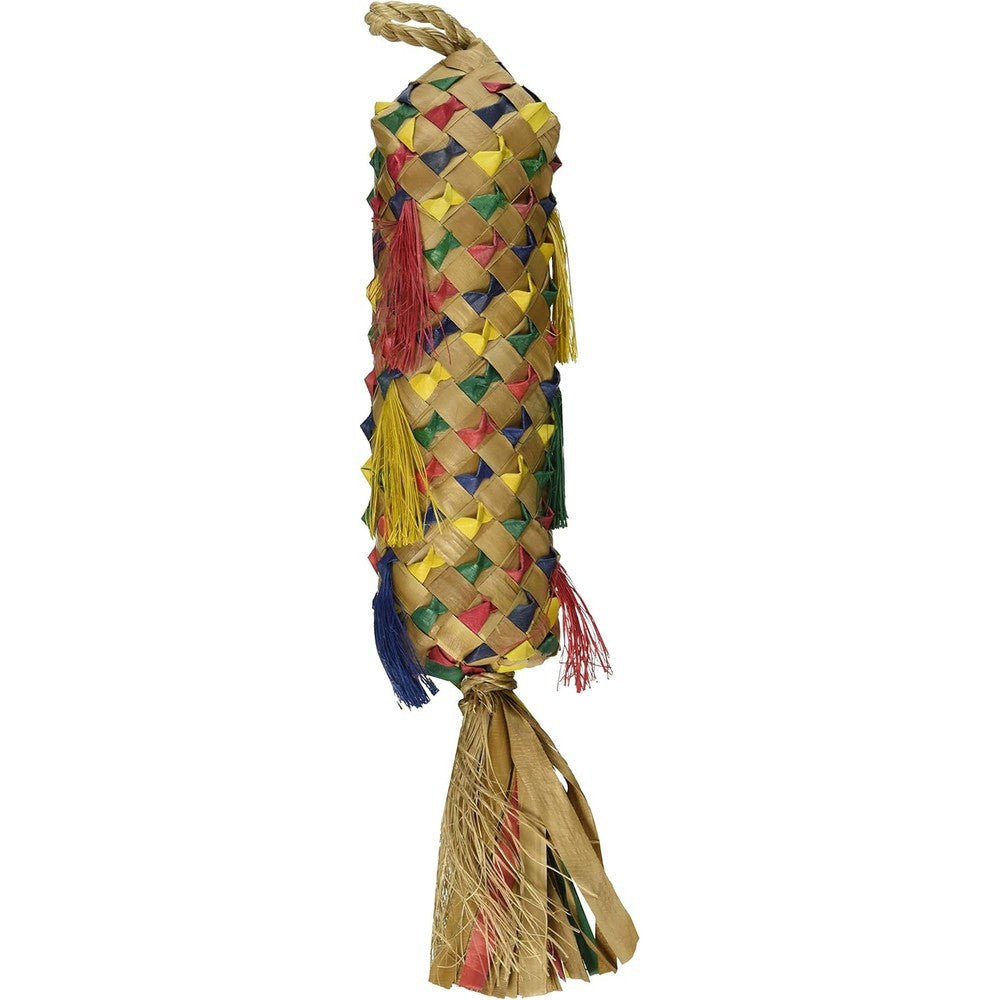 Planet Pleasures Large Fourteen Inch Spiked Pinata Foraging Bird Toy For Parrots And Medium To Large Birds