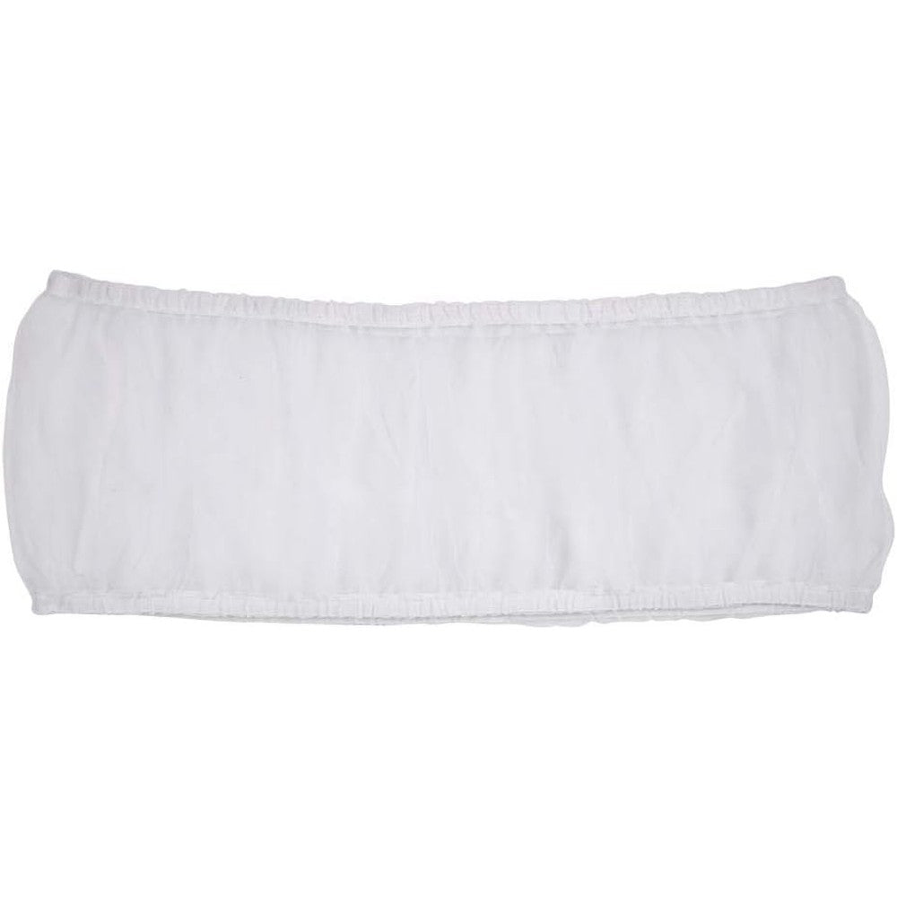 Hakeeta Bird Cage Skirt Mesh Bird Seed Catcher Soft Nylon Ventilated Airy Net Cover With Adjustable Drawstring Large Size Extra Large White