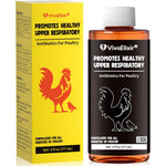 BiKontrun VivaElixir Respiratory Aid For Poultry Chicken Drinking Water Additive Supplement For Roosters And All Birds Six Ounce