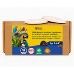 Birds LOVE Natural Sun Dried Calcium Cuttlebone Supplement For Parakeets And Cockatiels 2 Pack With Holder
