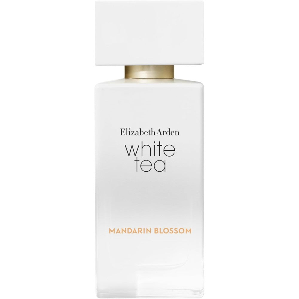 Elizabeth Arden White Tea Mandarin Blossom Eau De Toilette 50ml front view luxury perfume spray.