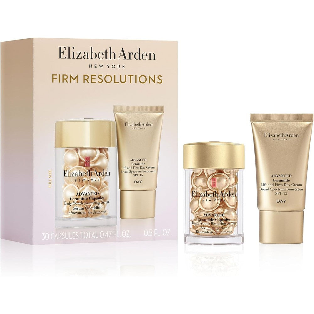 Elizabeth Arden Advanced Ceramide Face Serum Capsules front view anti aging skincare