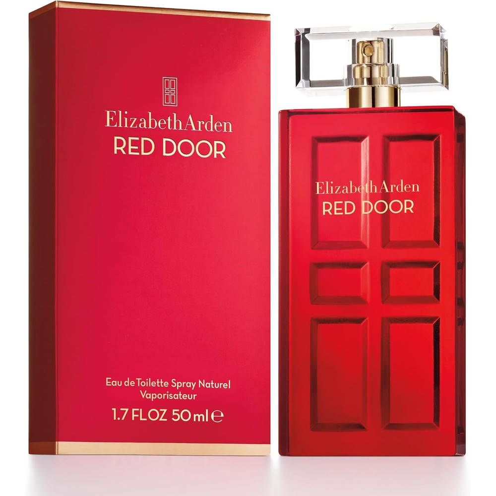 Elizabeth Arden Red Door Eau De Toilette Spray For Women Classic Elegant Oriental Floral Bouquet Fragrance Imported From USA 50 Milliliter