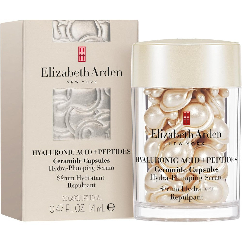 Elizabeth Arden Hyaluronic Acid Peptides Ceramide Capsules front view hydrating serum
