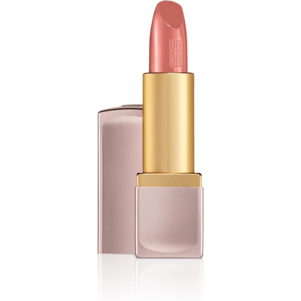 Elizabeth Arden Lip Color Moisturizing Lipstick front view showcasing the elegant gold packaging.