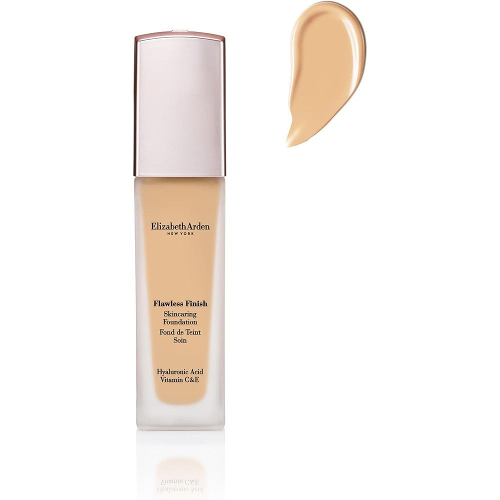 Elizabeth Arden Flawless Finish Skincaring Foundation front view bottle