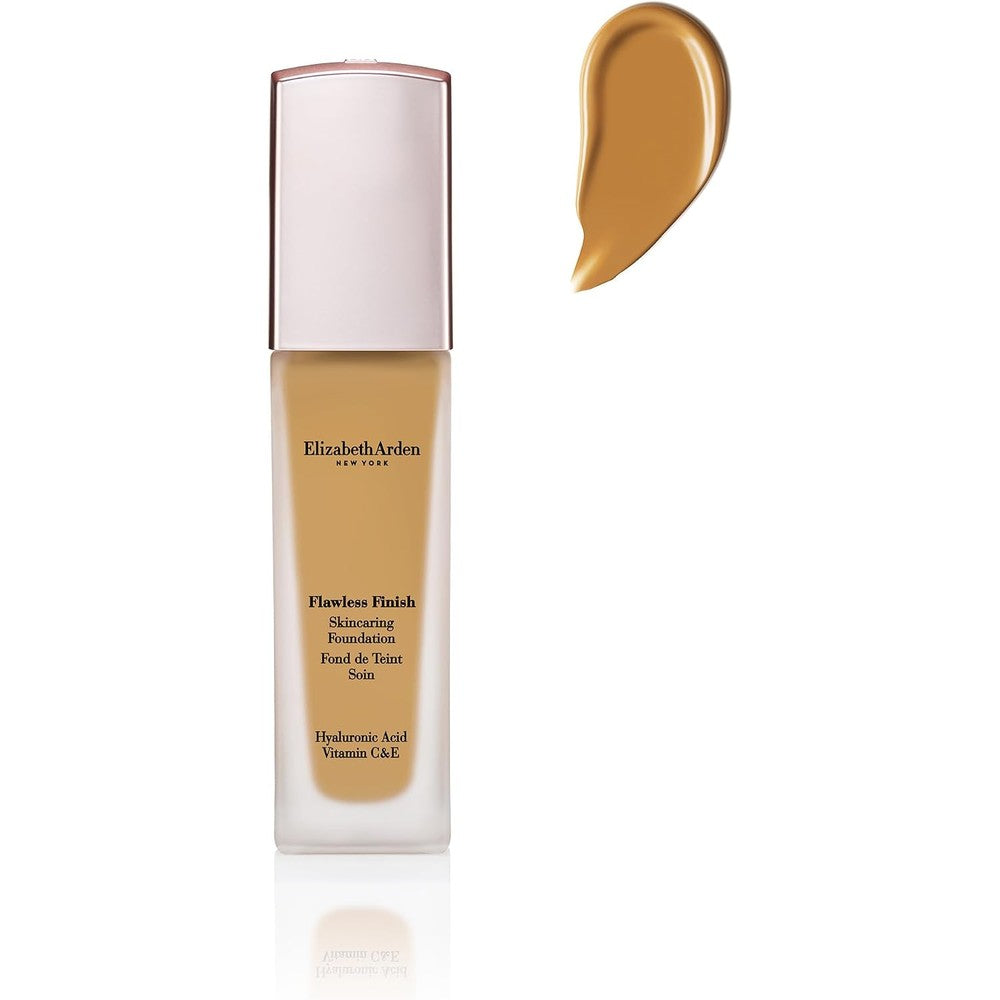 Elizabeth Arden Flawless Finish Skincaring Foundation front view hydrating liquid makeup