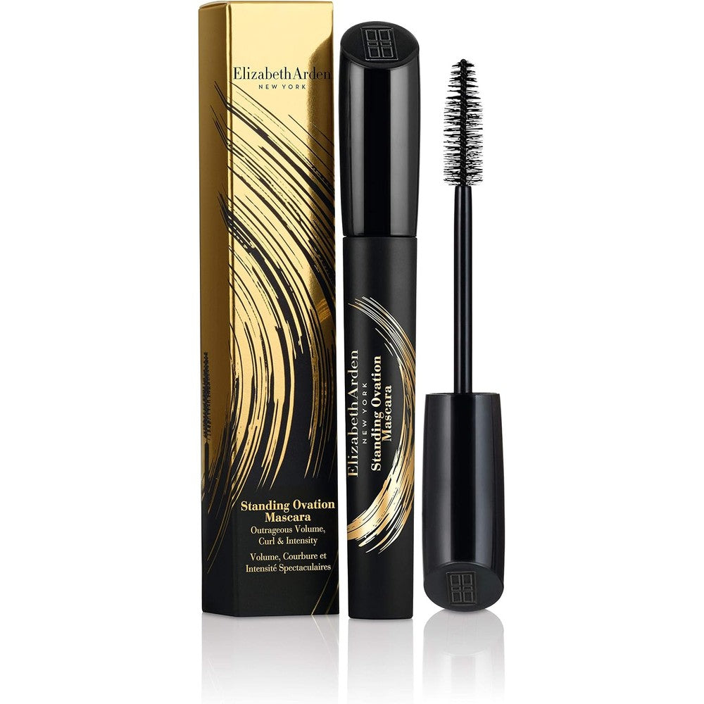 Elizabeth Arden Standing Ovation Mascara Intense Black front view showcasing the premium packaging.