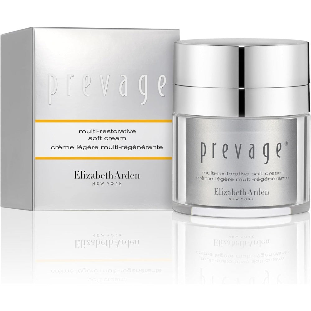 Elizabeth Arden Prevage Multi Restorative Soft Cream front view anti aging moisturizer