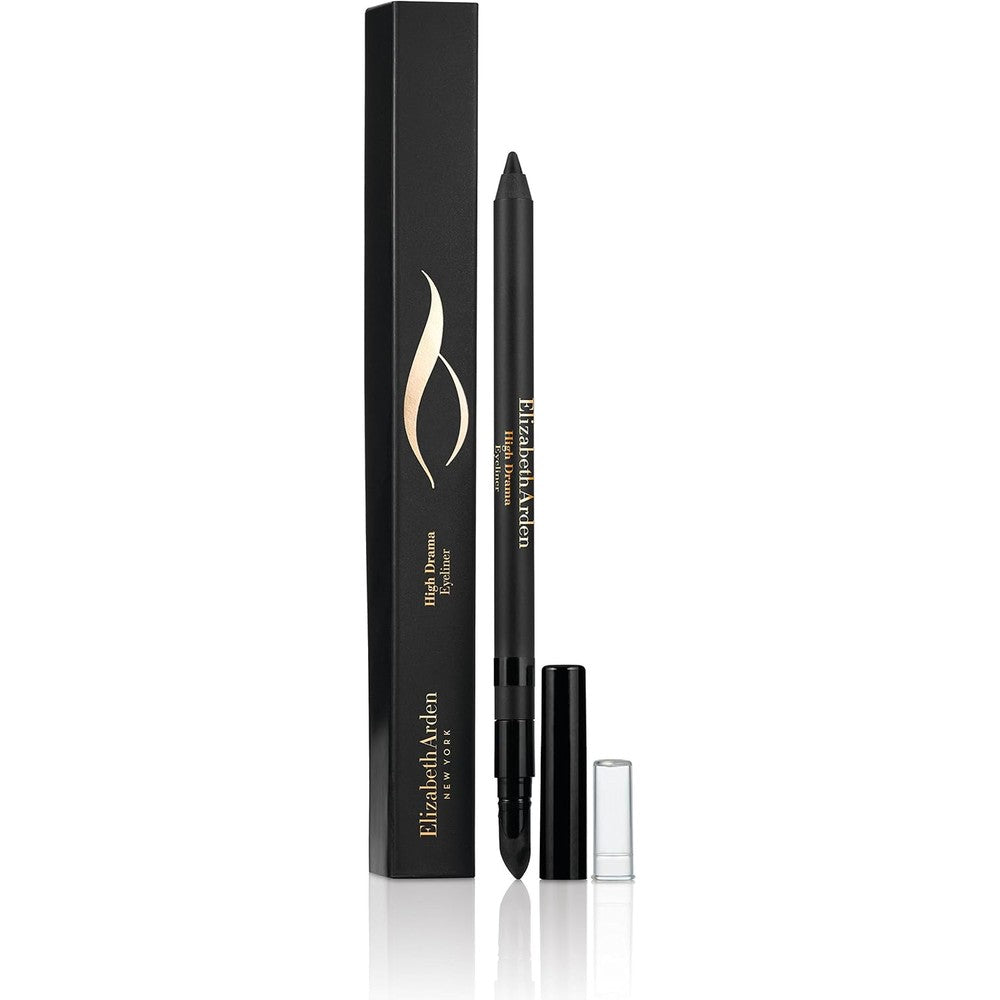 Elizabeth Arden High Drama Eyeliner front view showcasing the sleek black pencil body.
