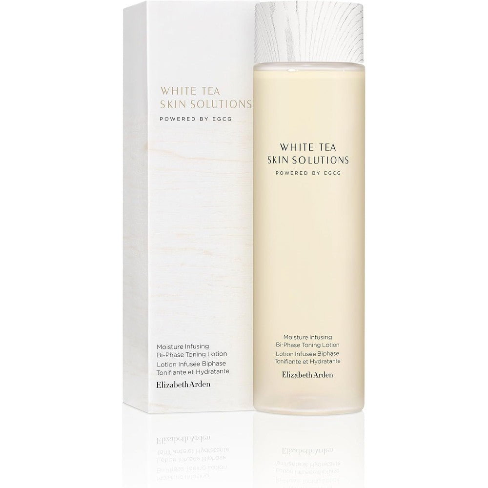 Elizabeth Arden White Tea Bi-Phase Toning Lotion front view authentic hydrating face toner