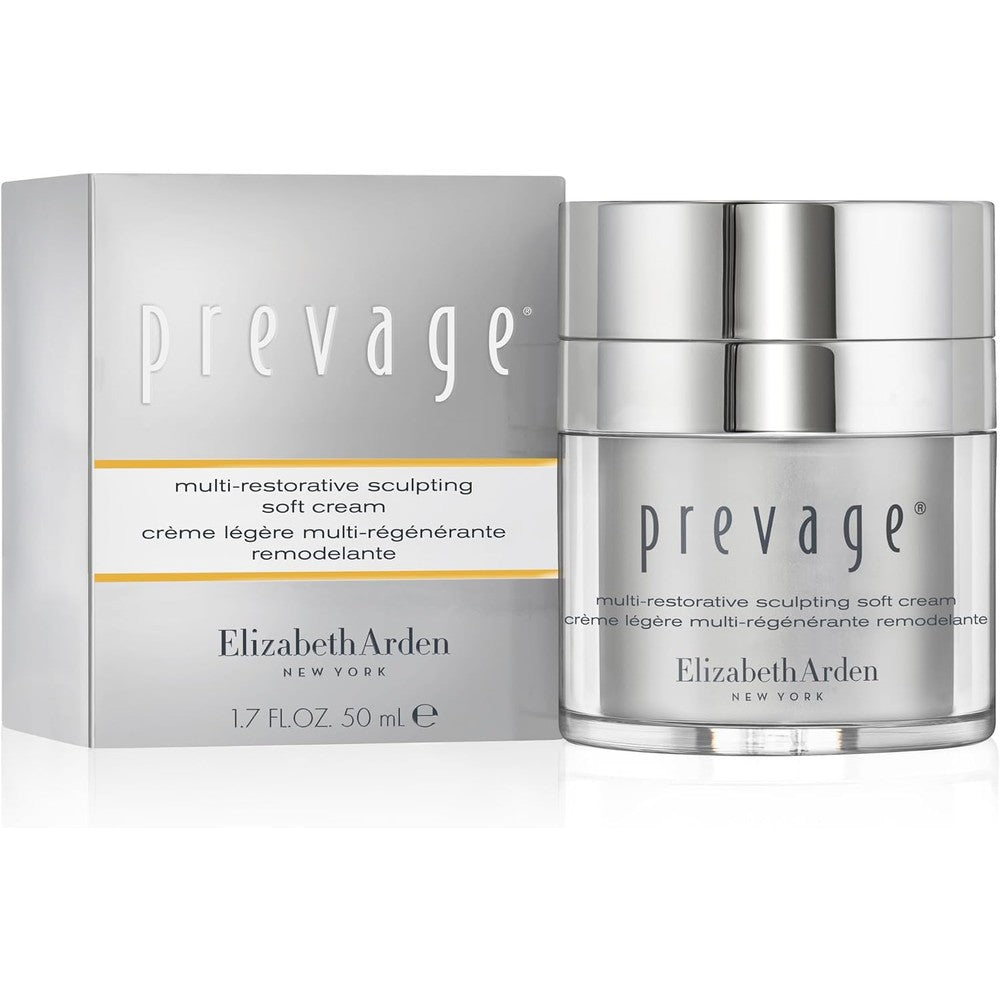 Elizabeth Arden PREVAGE Multi Restorative Sculpting Soft Cream 1.7 Ounce front view jar