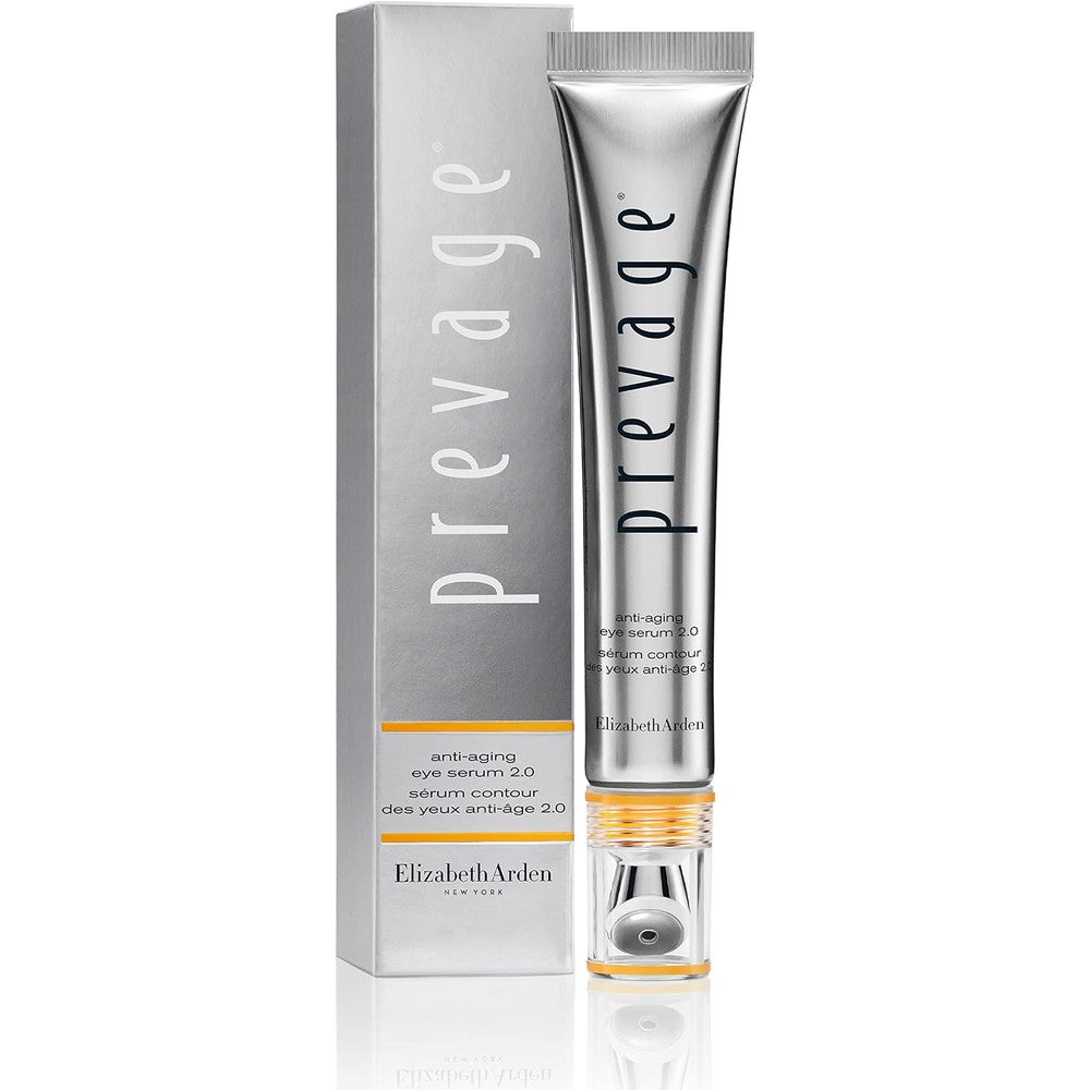 Elizabeth Arden PREVAGE Anti Aging Eye Serum 2.0 front view of the twenty milliliter tube