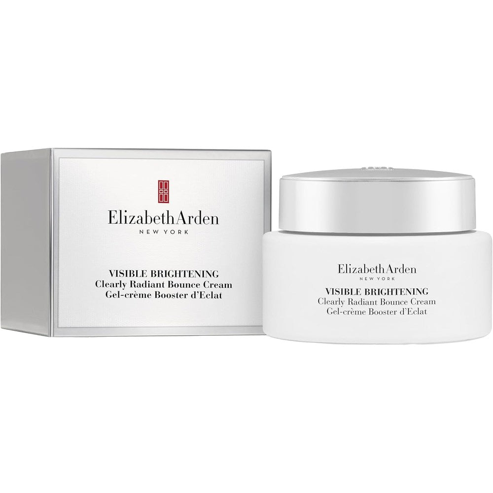 Elizabeth Arden Visible Brightening Clearly Radiant Bounce Cream front view luxury packaging
