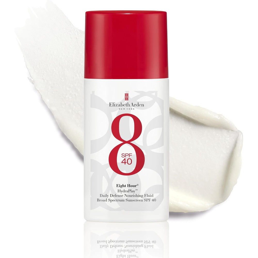 Elizabeth Arden Eight Hour HydraPlay Sunscreen Fluid front view premium imported face sunscreen