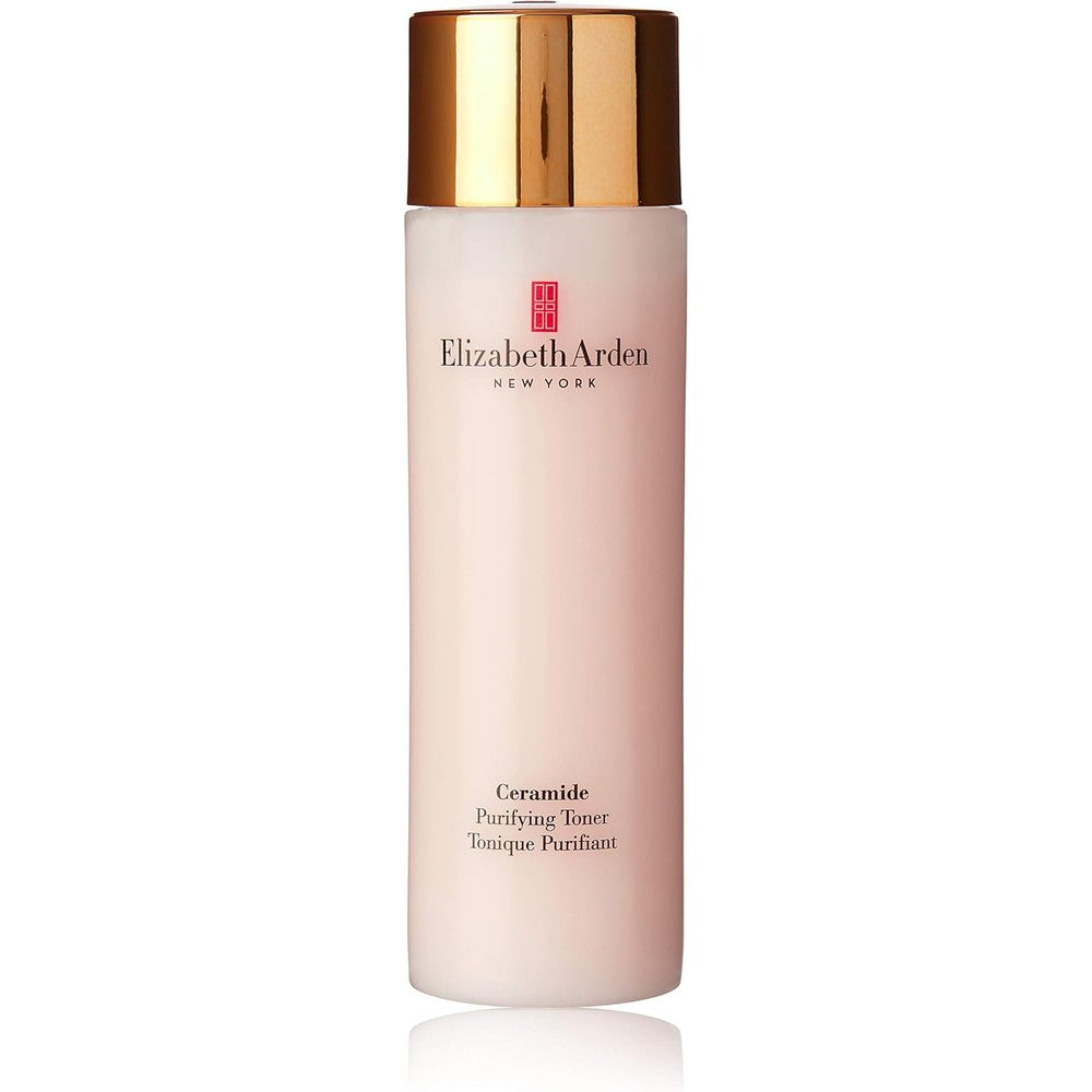 Elizabeth Arden Ceramide Purifying Toner front view bottle on a clean background.