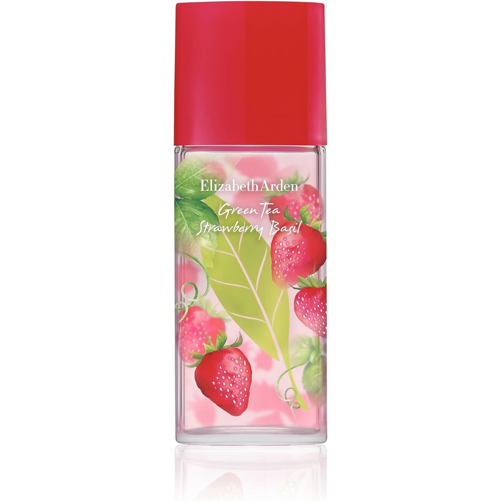 Elizabeth Arden Green Tea Strawberry Basil perfume front view luxury fragrance bottle