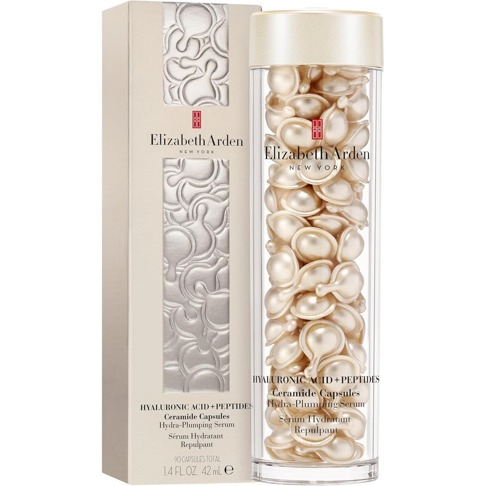 Elizabeth Arden Hyaluronic Acid Peptides Ceramide Capsules front view hydrating serum