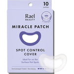 Rael Miracle Spot Control Cover front view box showing lavender packaging for acne care.