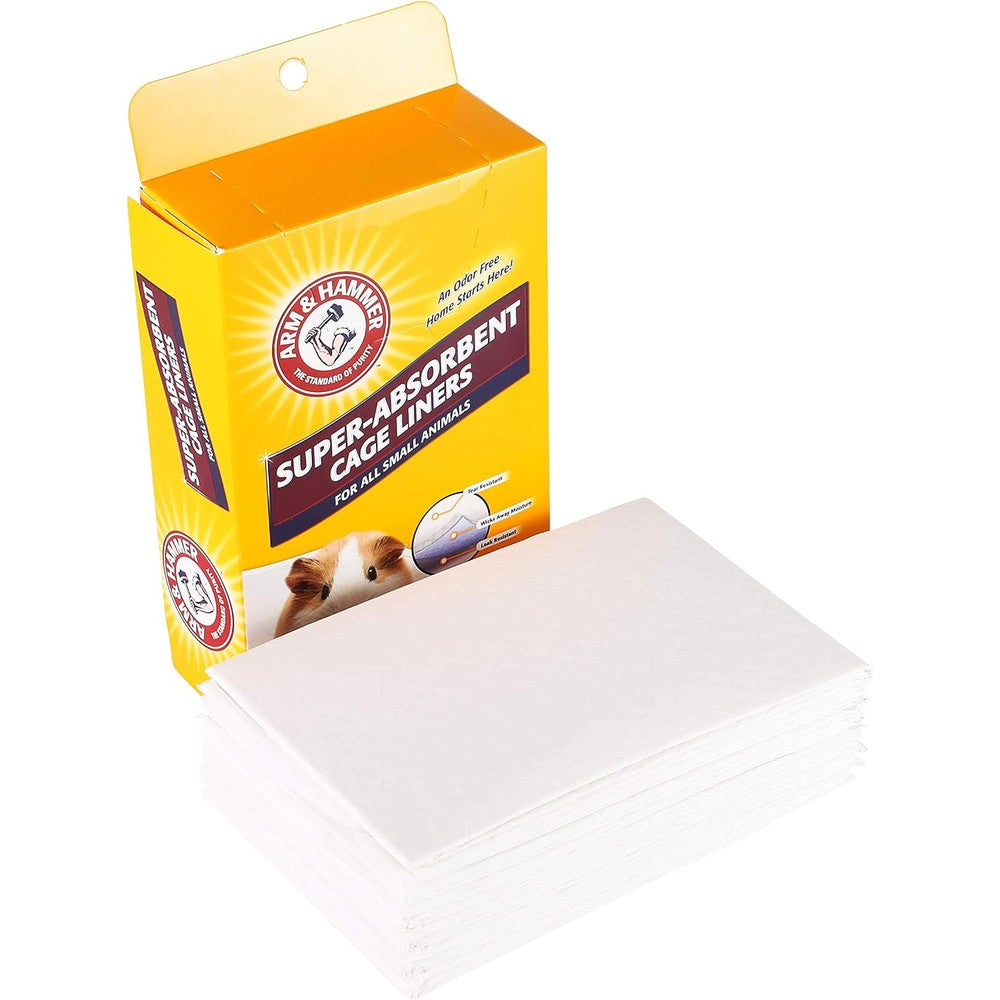 Arm And Hammer Super Absorbent Cage Liners For Guinea Pigs Hamsters Rabbits And Small Animals 7 Count