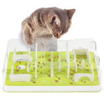 All For Paws Interactive Cat Puzzle Feeder front view showcasing the clear cover maze online India