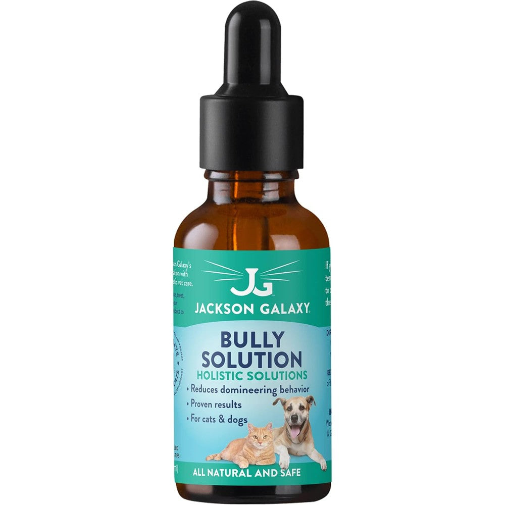 Jackson Galaxy Bully Solution Pet Behavior Formula For Relaxation And Calmness Natural Flower Essence Remedy For Dominant Cats And Dogs Two Ounce