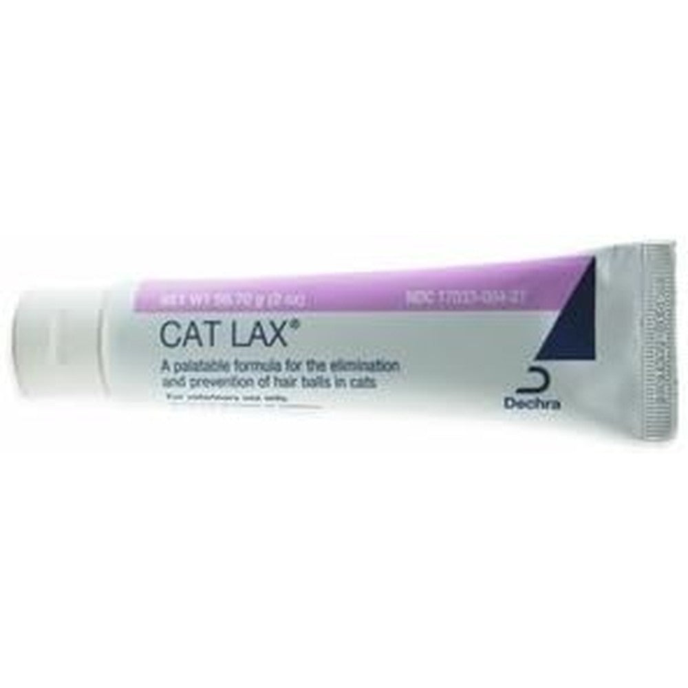 Dechra Cat Lax hairball elimination paste front view authentic pet supplement