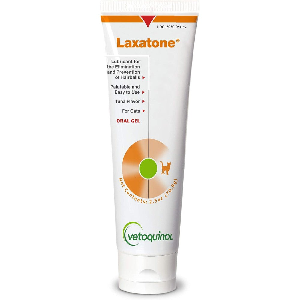 Vetoquinol Laxatone Tuna Flavor Paste 2.5 Ounce front view packaging
