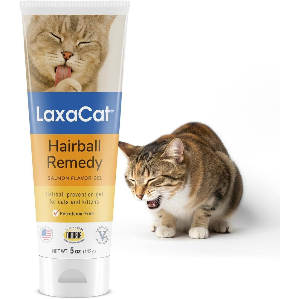 Laxacat Petroleum Free Hairball Gel for cats front view packaging