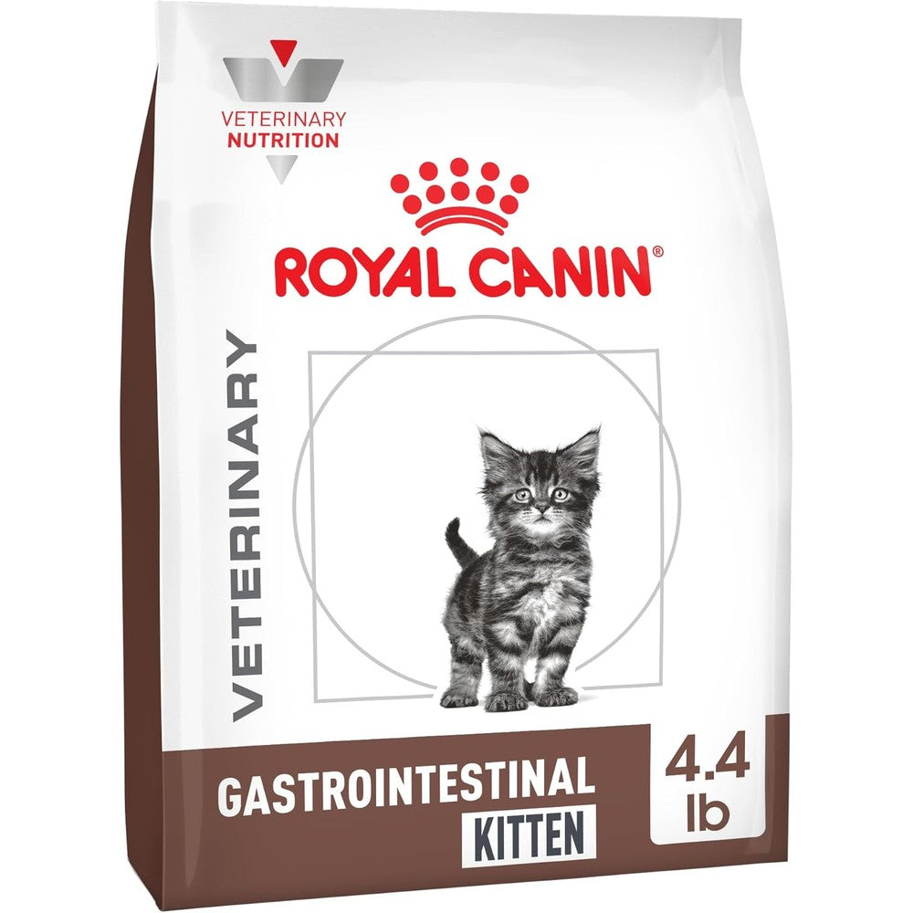 Royal Canin Veterinary Diet Feline Gastrointestinal Kitten Dry Cat Food For Sensitive Digestion Four Point Four Pound Bag