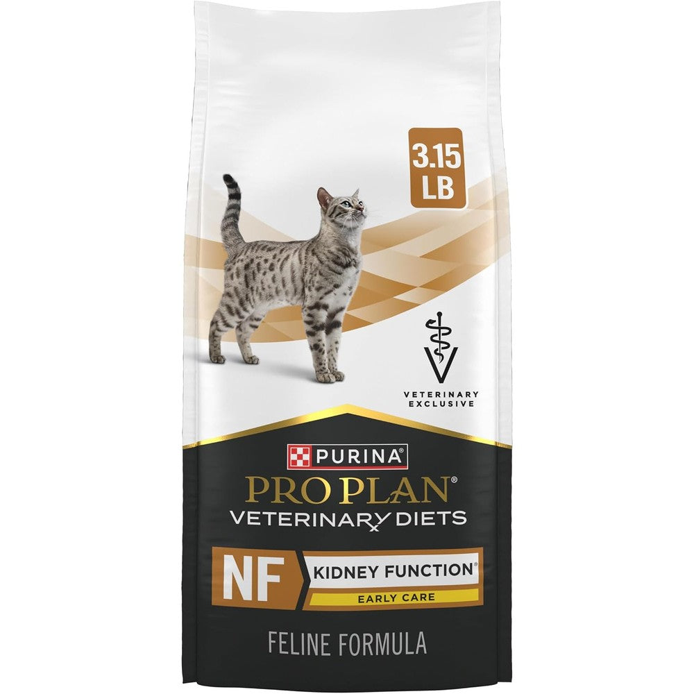 Pro Plan Veterinary Diets Purina NF Kidney Function Early Care Feline Formula Adult Dry Kidney Care Cat Food 3.2 Pound Bag