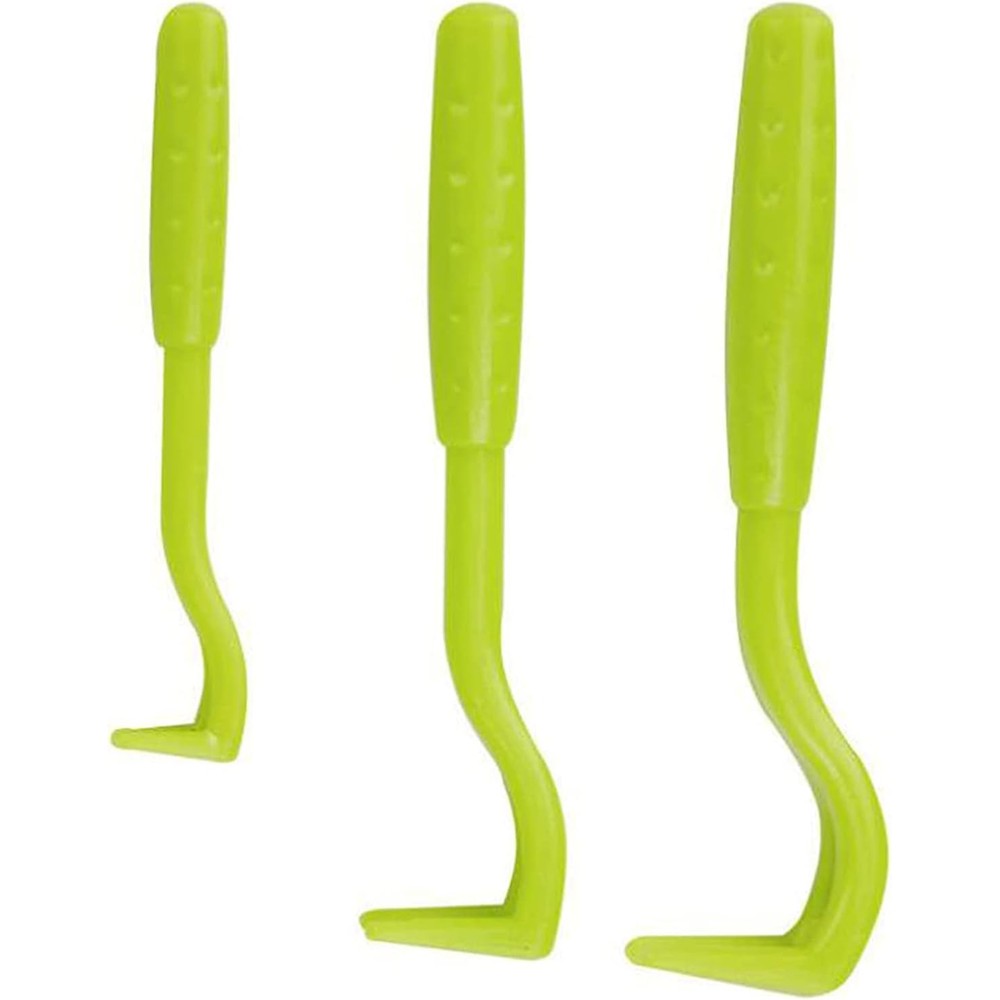 Generic 3 Piece Tick Hook Tweezer Kit For Dogs Cats And Horses Safe Pet Grooming Removal Tool In Green And Blue Colors
