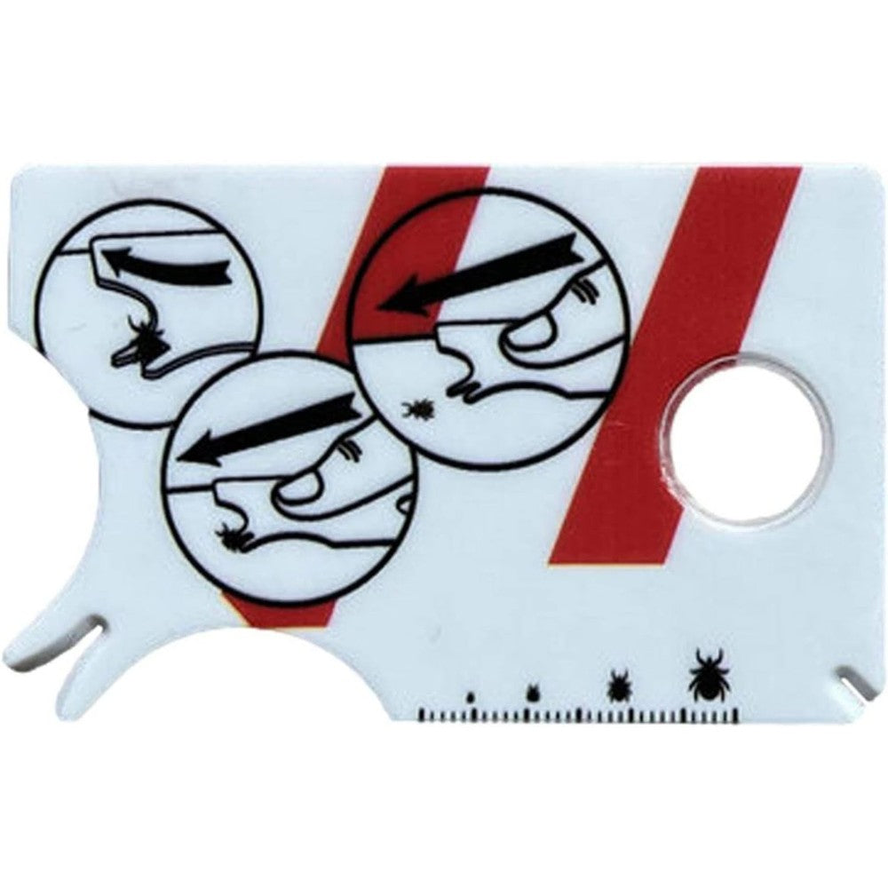 Yhaili Tick Remover Card Wallet Sized Tick Removal Tool With Magnifying Glass For Pets And Humans