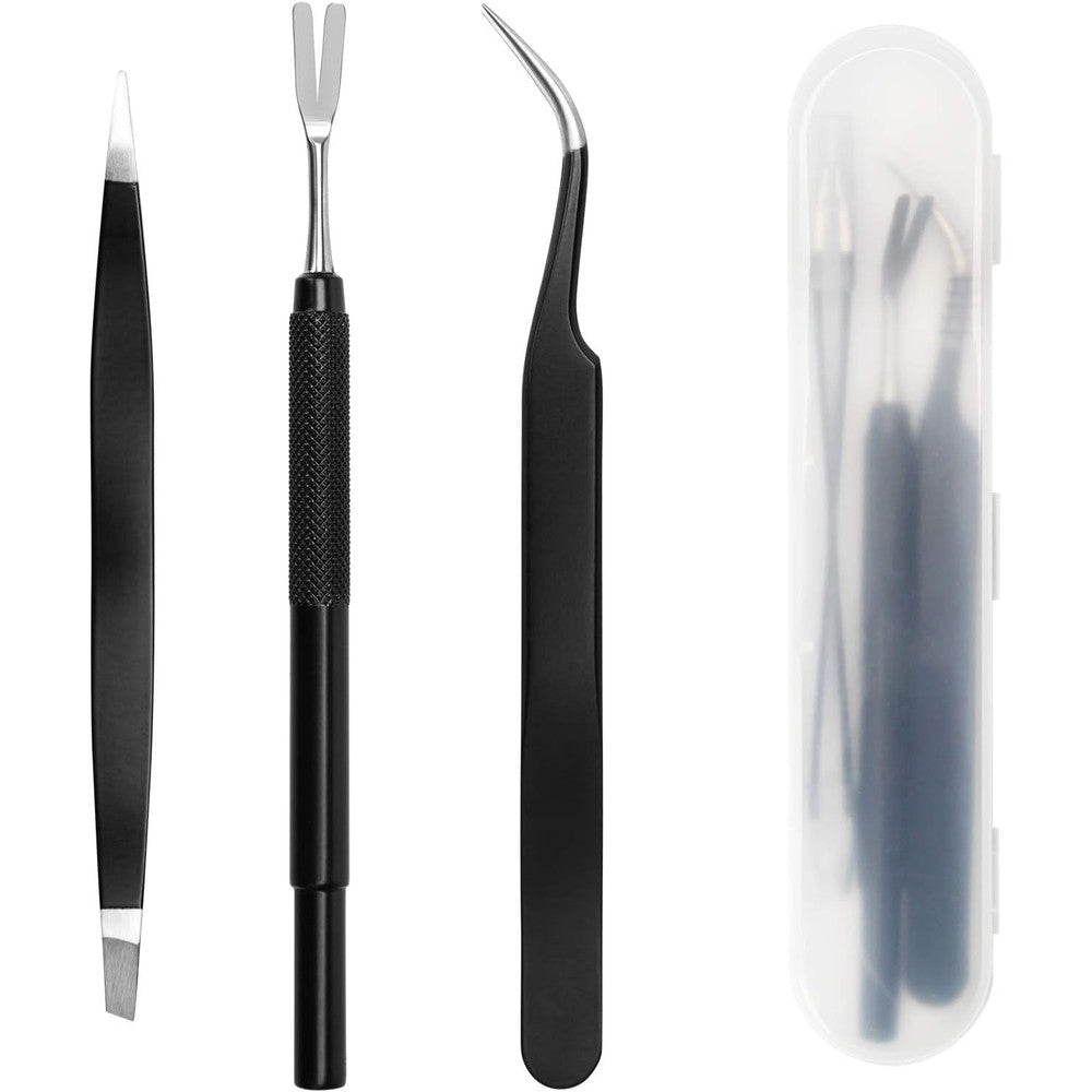 Coitek 3 In 1 Tick Remover Kit Stainless Steel Precision Tick Removal Tools For Pets Dogs Cats And Humans With Portable Storage Box